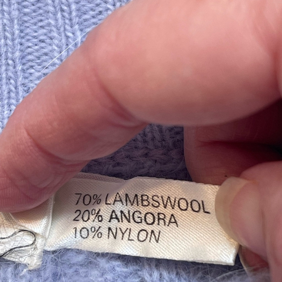 Berman International Vintage Knit Dress Lambswool & Angora Blend Size Women 7/8 - Picture 3 of 7